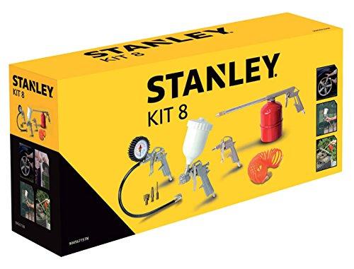 Stanley Kit Accessori Aria Compressa 8 Pezzi