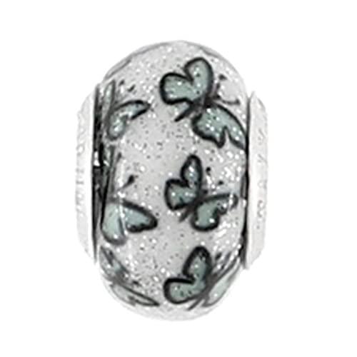 Charm in Vetro di Murano e Argento 925 per Bracciali Componibili - Venetiaurum