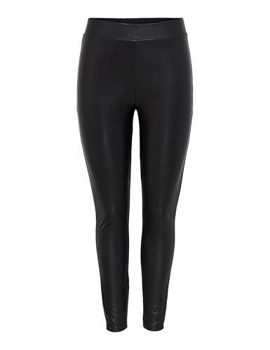 ONLY Coated Leggings Ghette, Black, S Donna