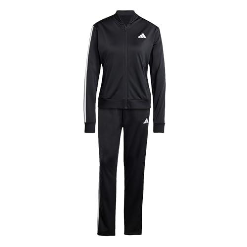 adidas Donna ESSENTIALS 3-STRIPES TRACKSUIT, Nero, L