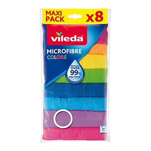 Vileda Microfibre Colors Panni in Microfibra