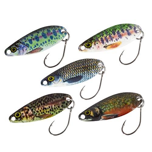 FISHN Trout Spoon Set - Esche da Trota per la Pesca a Spinning