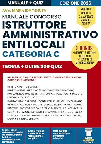 Manuale Concorso Istruttore Amministrativo Enti Locali - Categoria C