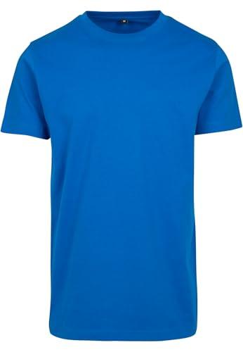 T-Shirt Uomo Build Your Brand Girocollo Blu Cobalto Taglia L