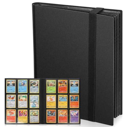 VYYTYYA Raccoglitore Carte da Gioco 432 Tasche Nero