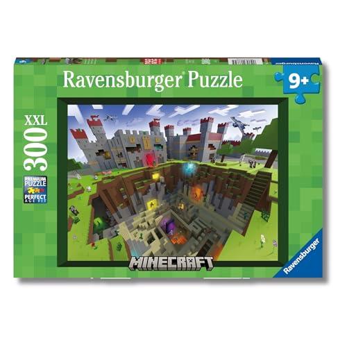 Ravensburger - Puzzle XXL Minecraft 300 Pezzi