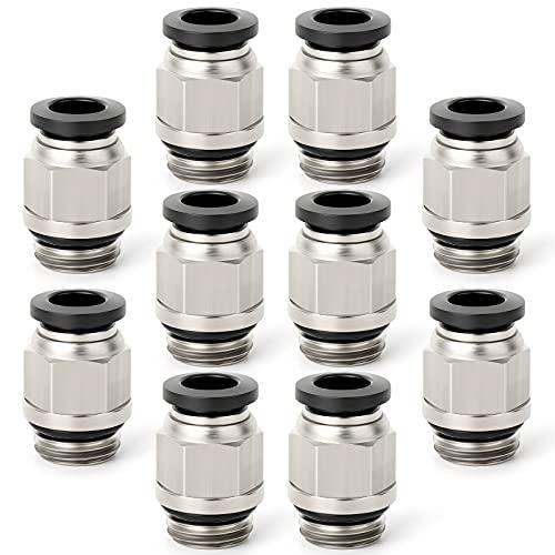 Raccordi Rapidi ERGAOBOY PC8-02 - Connettore Dritto Maschio 8mm OD x 1/4